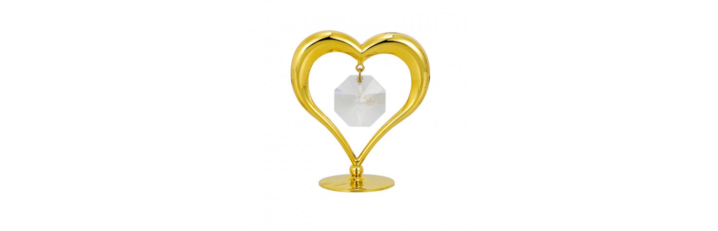 24K GOLD PLATED HEART